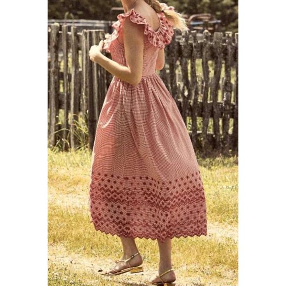 Doen Red Dress Size XS - Picture 7 of 12